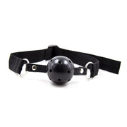 Nylon strap ball gag