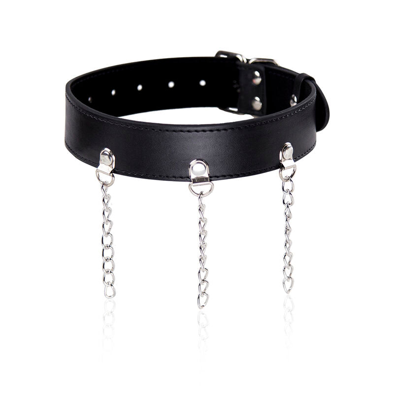 Fetish necklace with rings