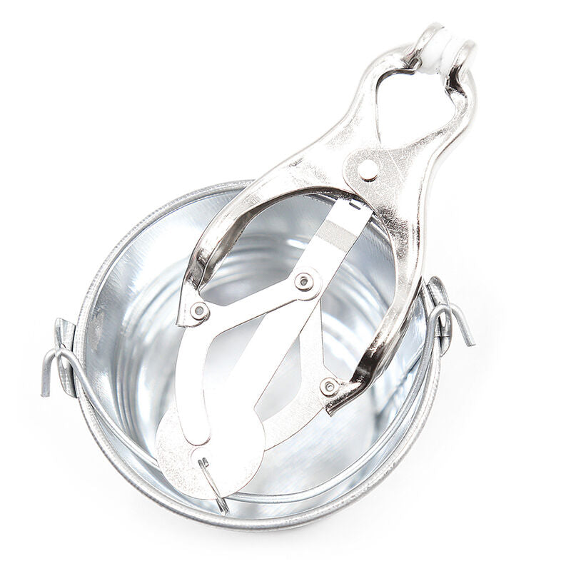 Ohmama fetish nipple clamps with buckets