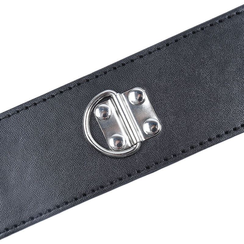 Metal snap fasten wrist restraints