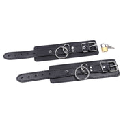 O-ring locked wrist restraints