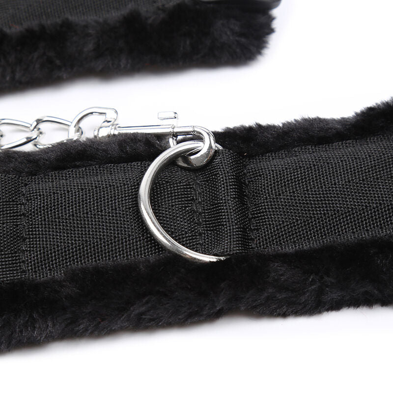 Fur-lined wrist cuffs