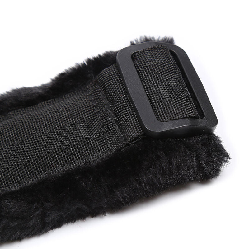 Fur-lined wrist cuffs