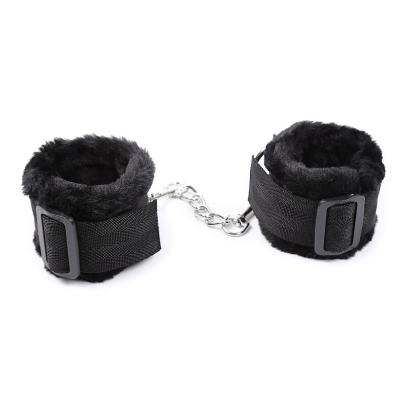Fur-lined wrist cuffs