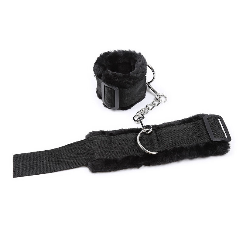 Fur-lined wrist cuffs