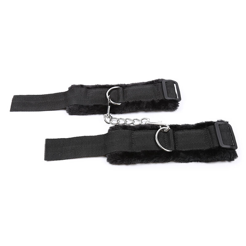 Fur-lined wrist cuffs