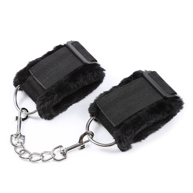 Fur-lined wrist cuffs