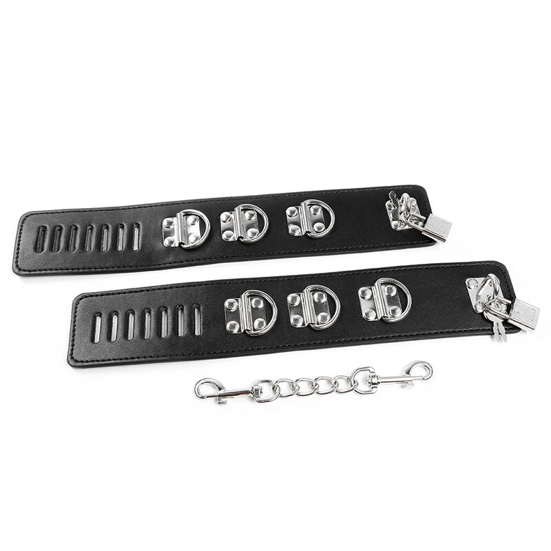 Hasp style ankle restraints