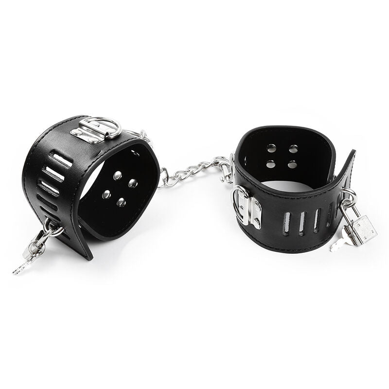 Hasp style ankle restraints