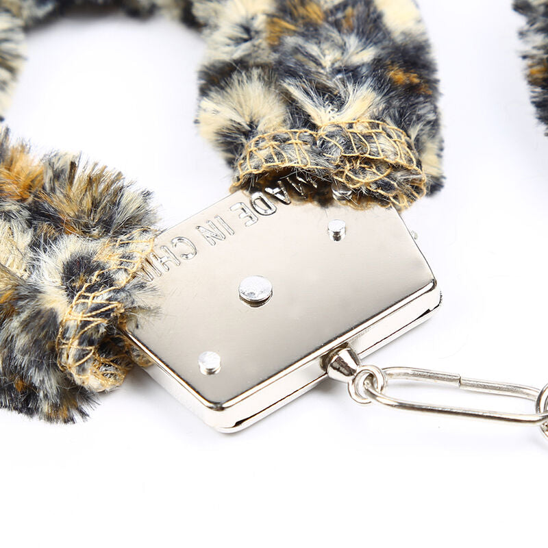 Velvet-lined metal cuffs