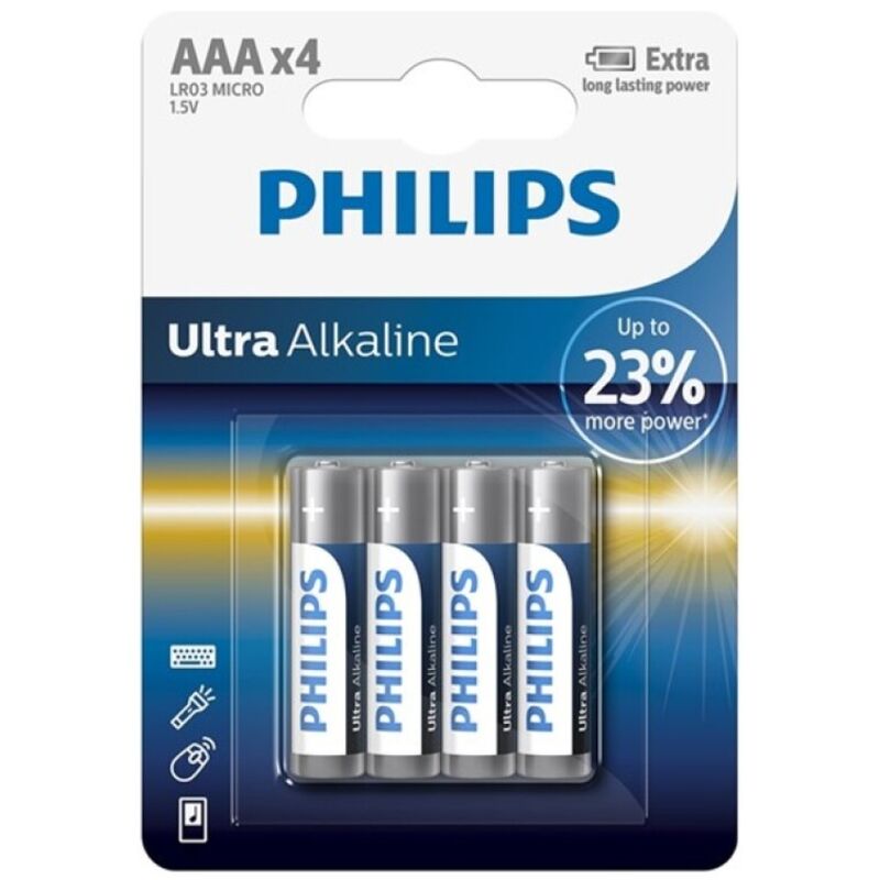 Pile ultra alcaline aaa lr03 4 unité
