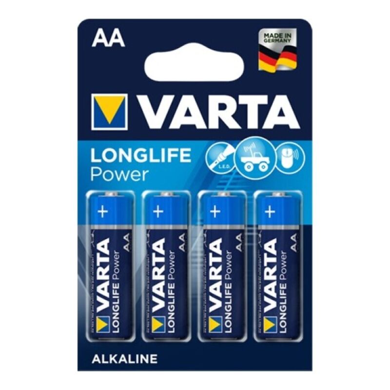 Pile alcaline longlife power aa lr6 4 unité