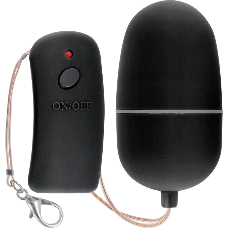Vibrating egg with black remote control