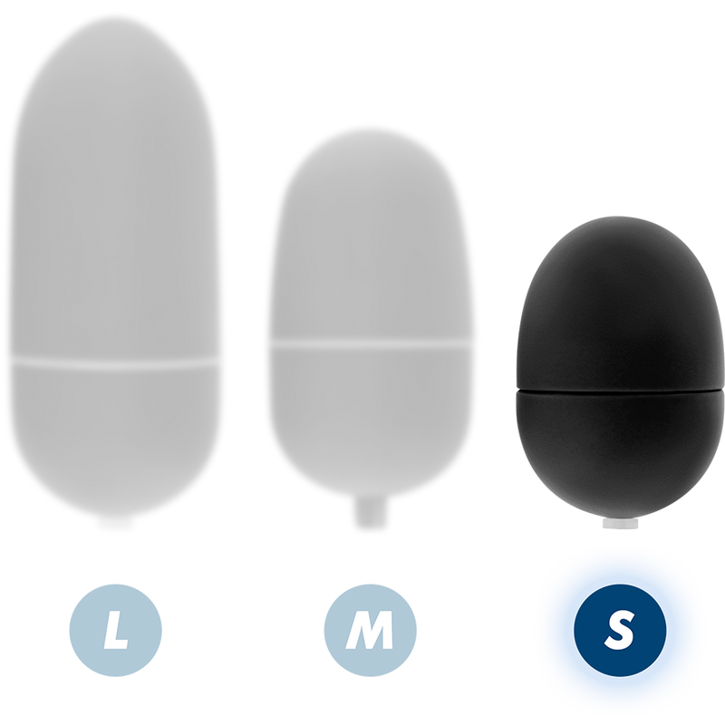 Remote control vibrating egg s black