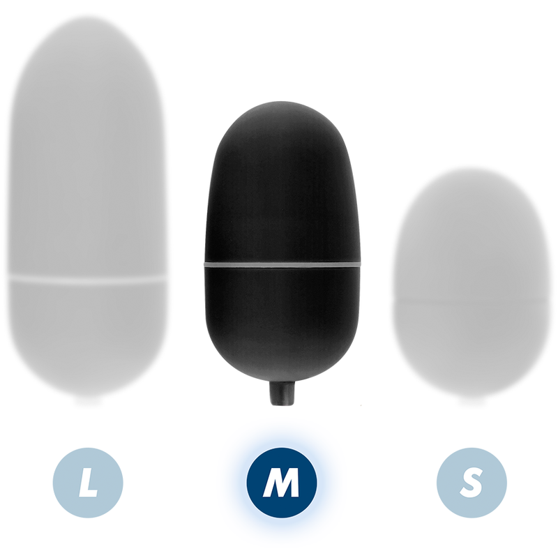 Remote control vibrating egg m black