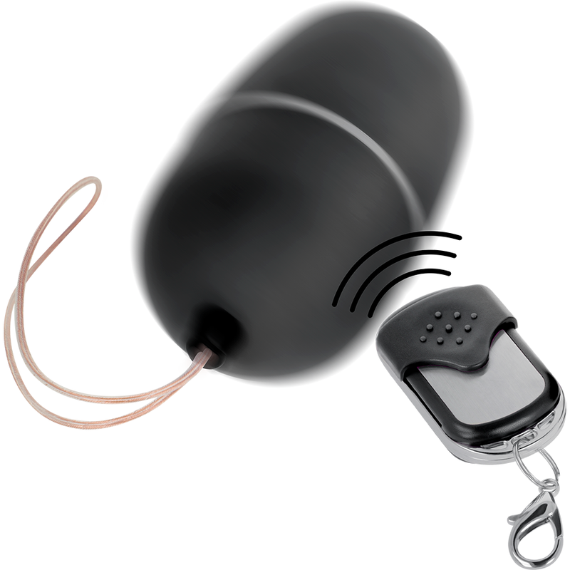Remote control vibrating egg m black
