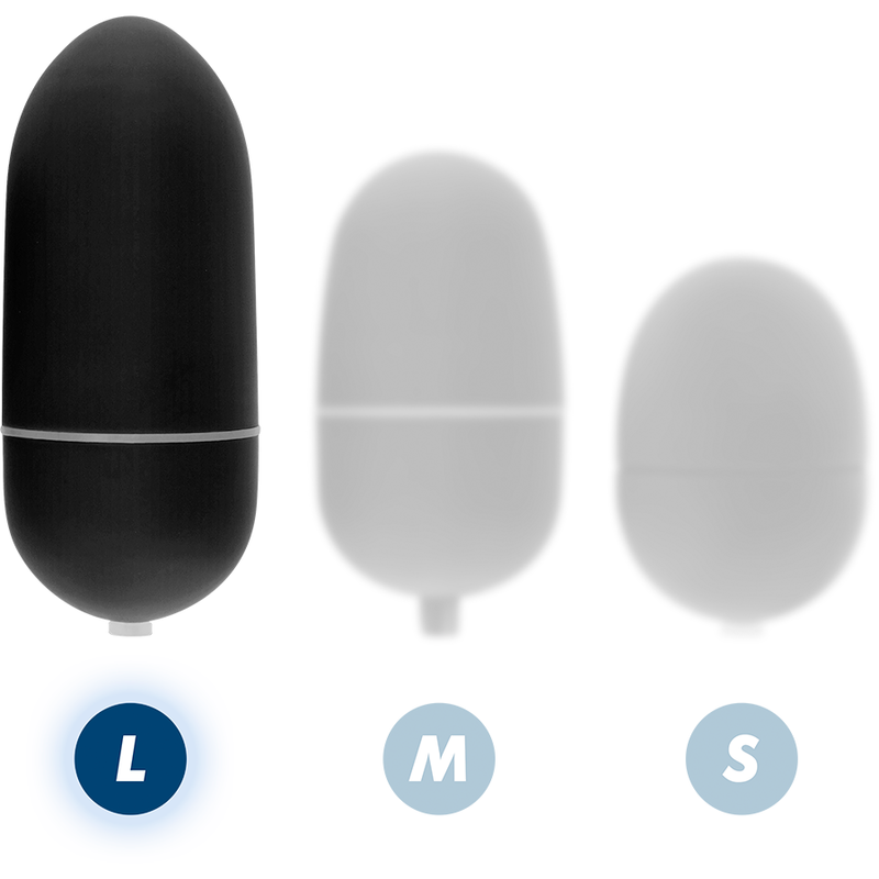 Remote control vibrating egg l black