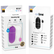 Waterproof lilac vibrating egg