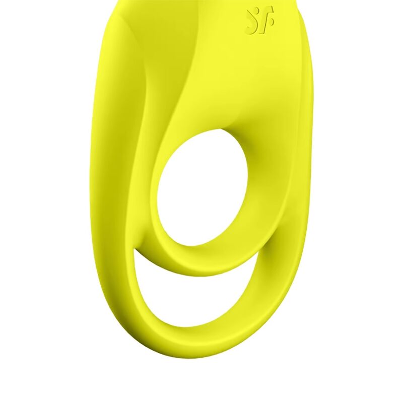 Spectacular yellow duo ring vibrator