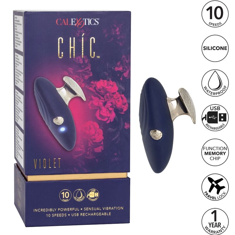 Chic purple 10-speed stimulator