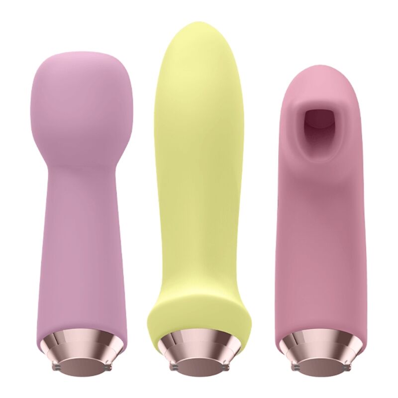 Marvelous four vibrator and air pulse set