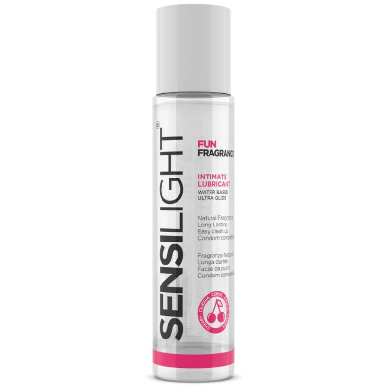 Lubrifiant sensilight base d'eau cerise 60 ml