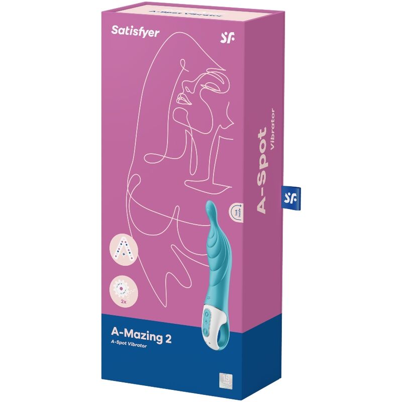 Amazing 2 Aspot Turquoise Vibrator