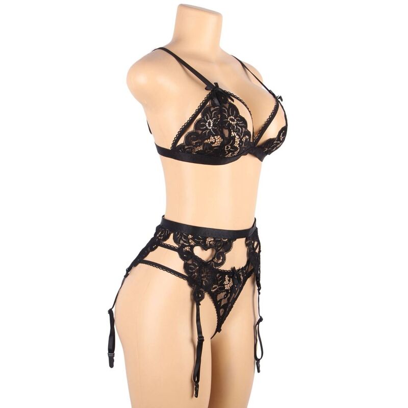 Three pieces of lingerie + league + tanga l/xl