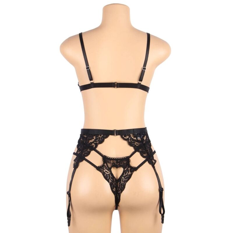 Three pieces of lingerie + league + tanga l/xl