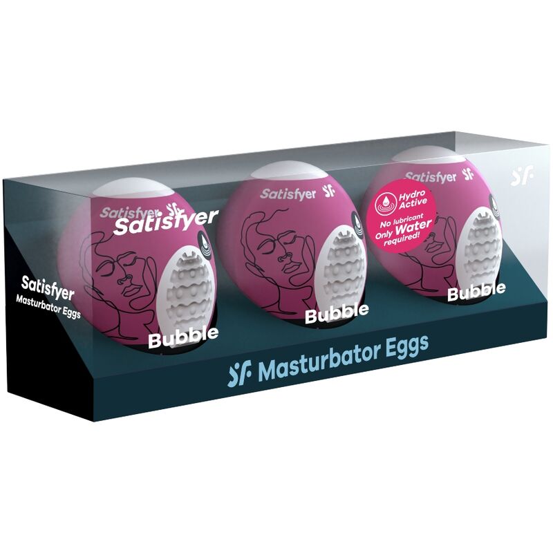 3 bubble masturbator eggs