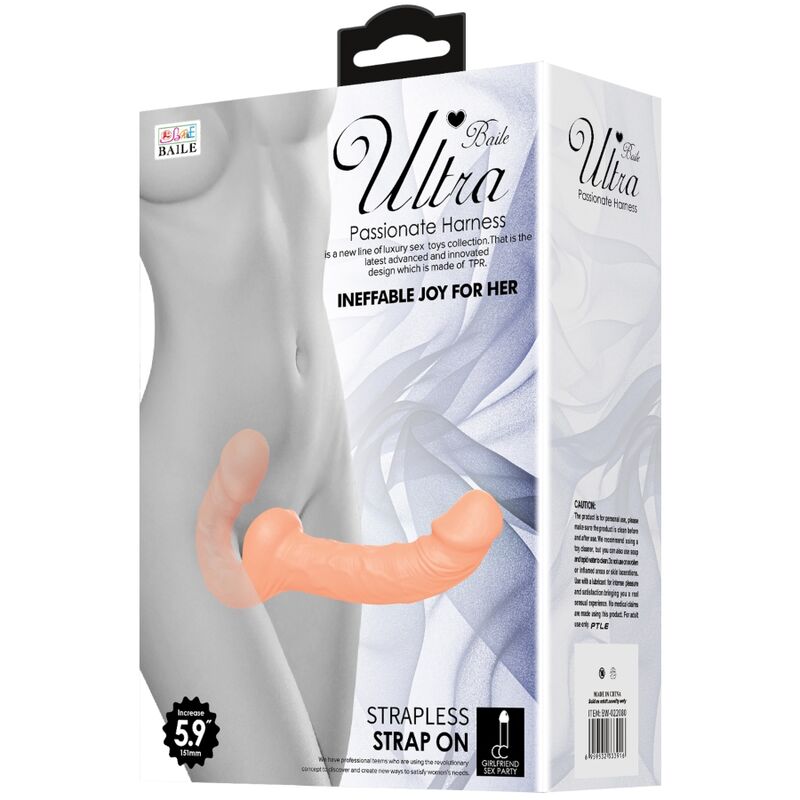 Ultra Passionate Dildo with Harness without Support