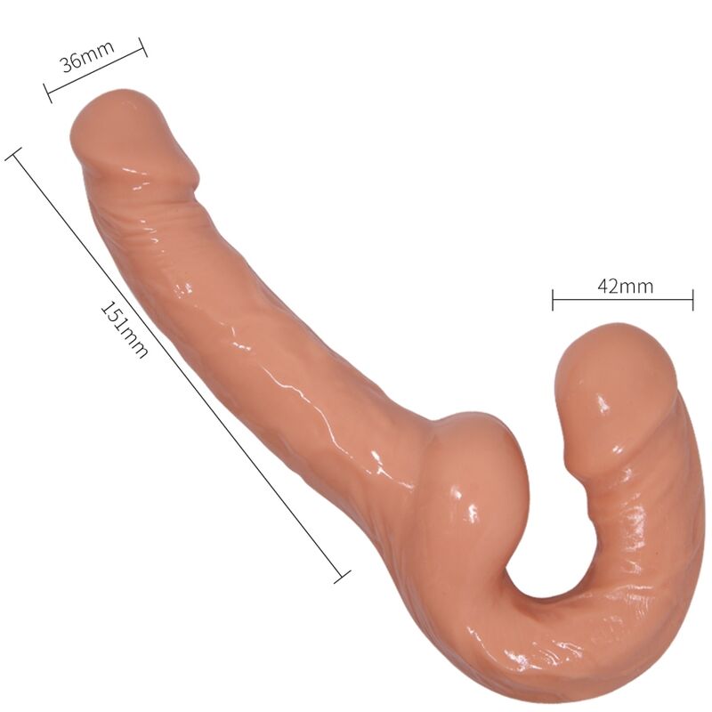 Ultra Passionate Dildo with Harness without Support