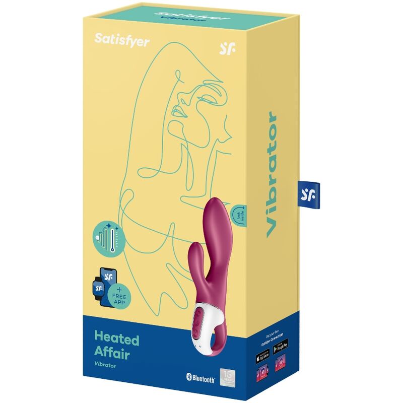 Heated affair pointg vibrator