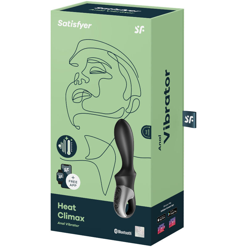 Heat Climax Black Anal Vibrator Application
