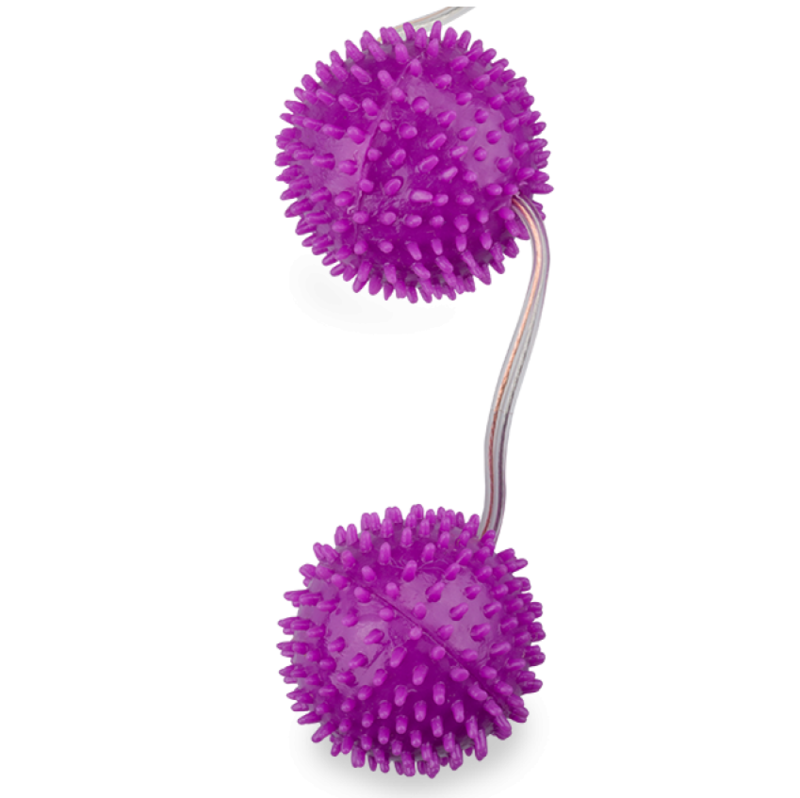 Balles texturées violet profondement plaisir 3.60 cm