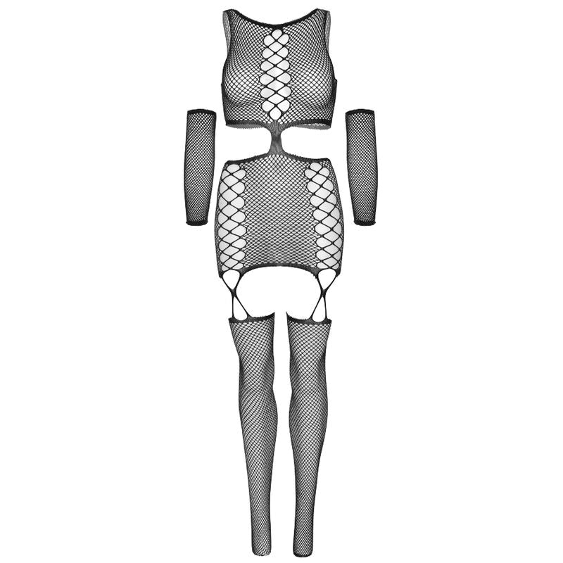 Garter dress with gloves one size