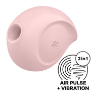 Sugar rush stimulator and vibrator pink
