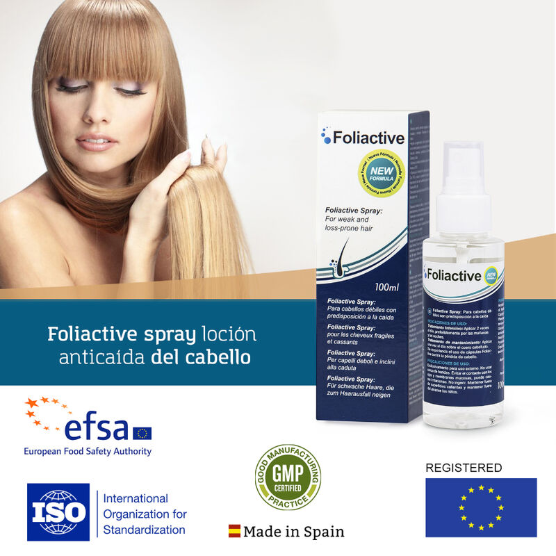 Spray foliactif. spray pour prévenir la chute des cheveux et stimuler la croissance