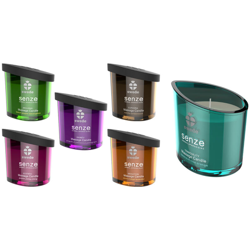 Senze Exciting Massage Candle - Lemon, Pepper, Eucalyptus