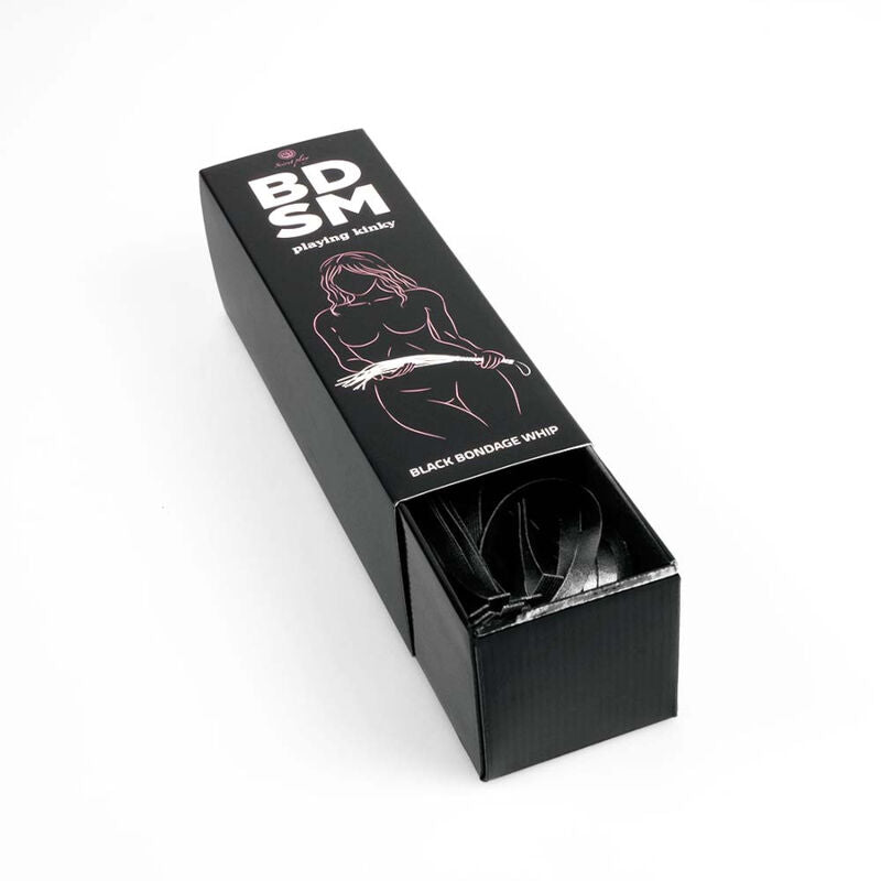 Black bondage whip bdsm collection