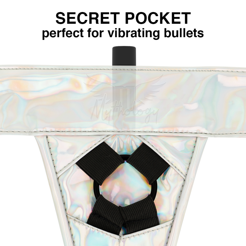 Fancy harness iridescent harness l/xl