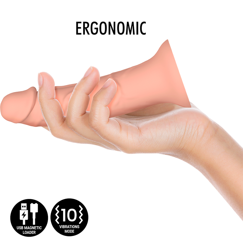 Asher Original Dildo S - Vibrator Compatible with WatchMe Wireless Technology
