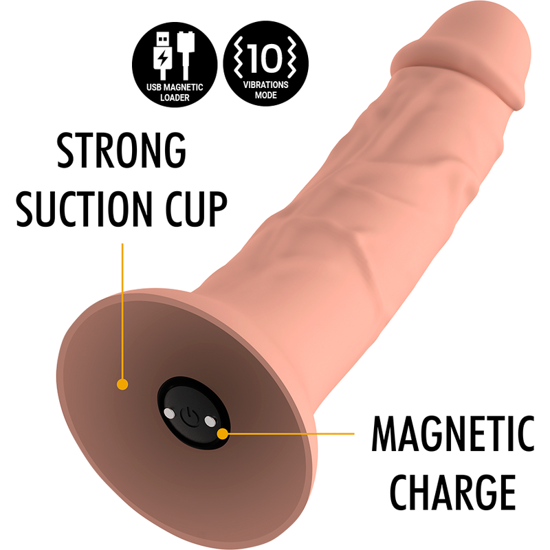 Asher Original Dildo S - Vibrator Compatible with WatchMe Wireless Technology