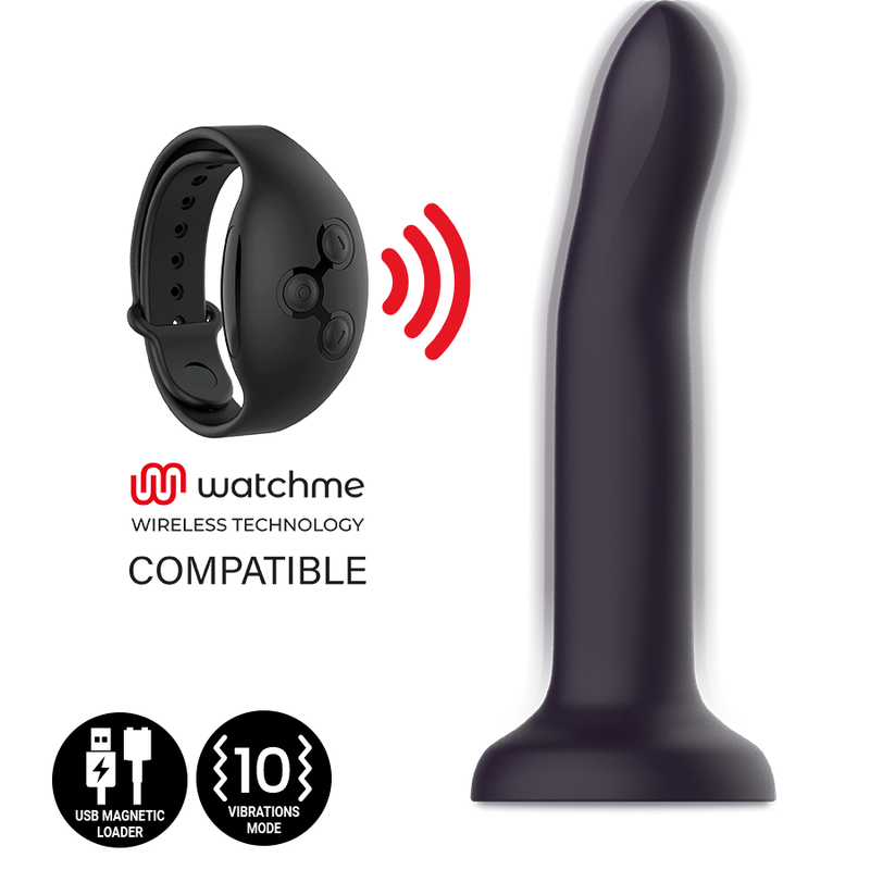 Duman Mystic Dildo M - Vibrator compatible with watchme wireless technology