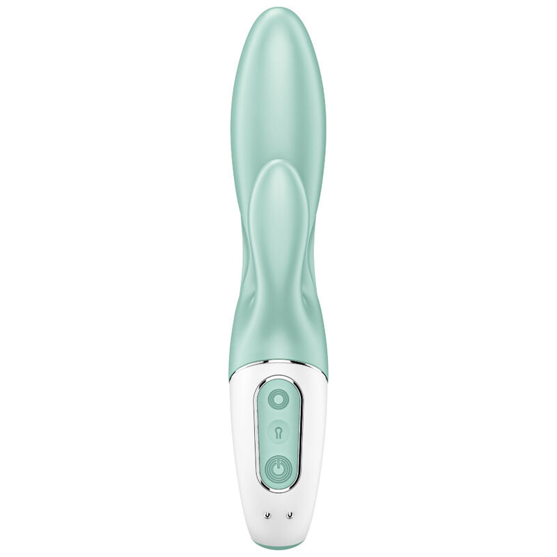 Air pump bunny 5+ app inflatable rabbit vibrator green