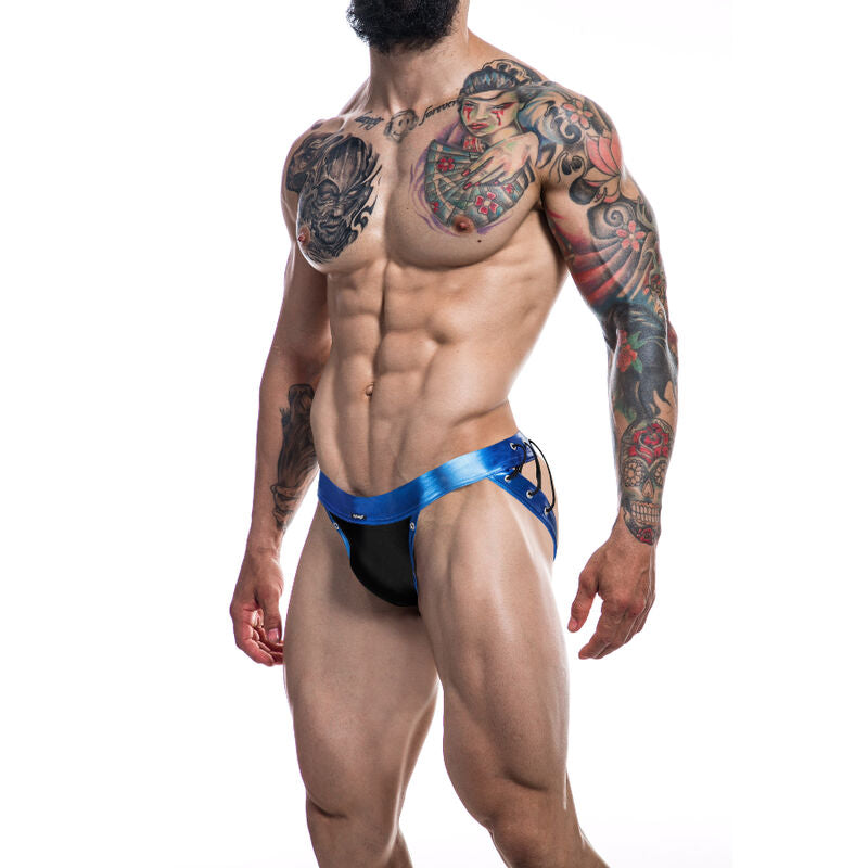 Jockstrap desire cuero azul s