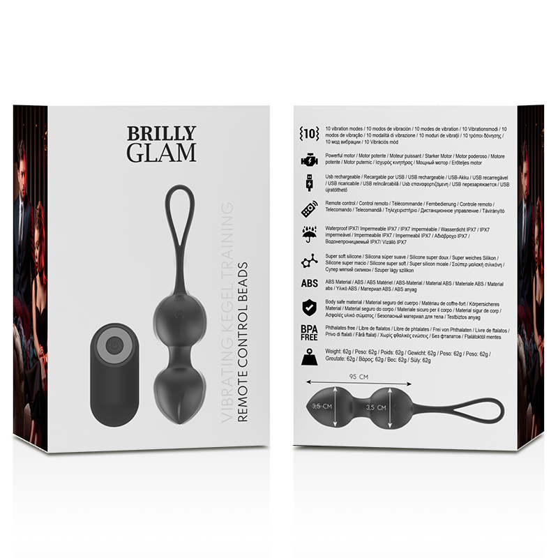 Perles de kegel vibrantes télécommande