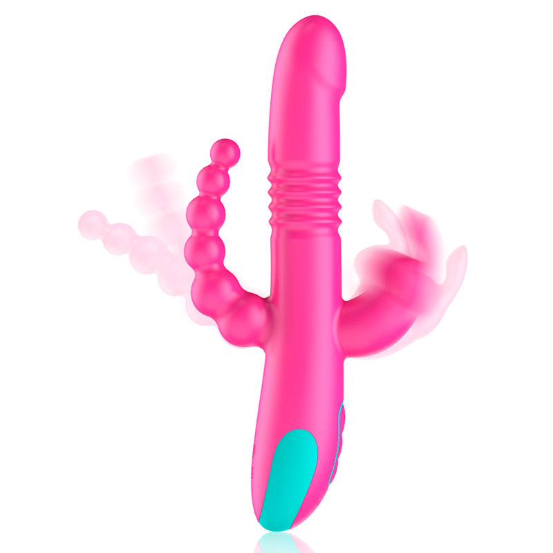 Donald triple stimulation: anal, g-spot &amp; clitoral watchme compatible wireless technology