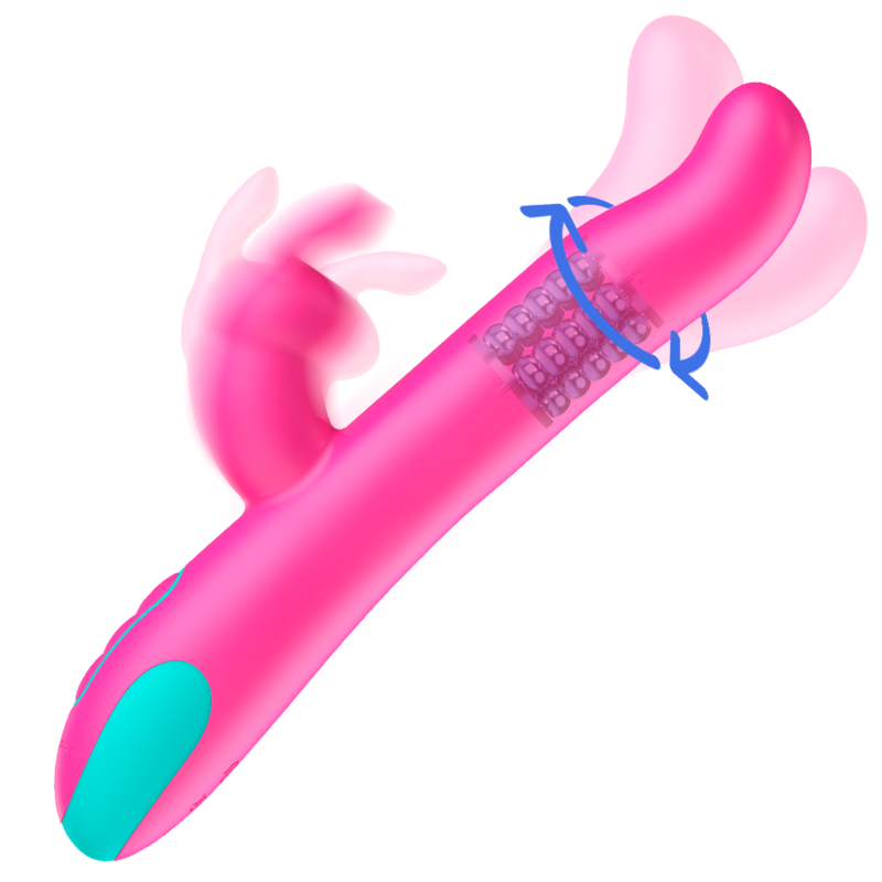 Pluto Rabbit Vibrator and Rotator Watchme Wireless Technology Compatible