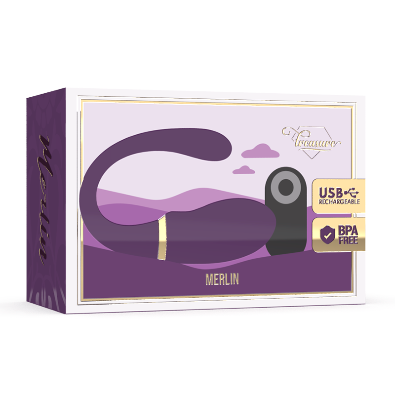 Merlin double couple vibrator remote control